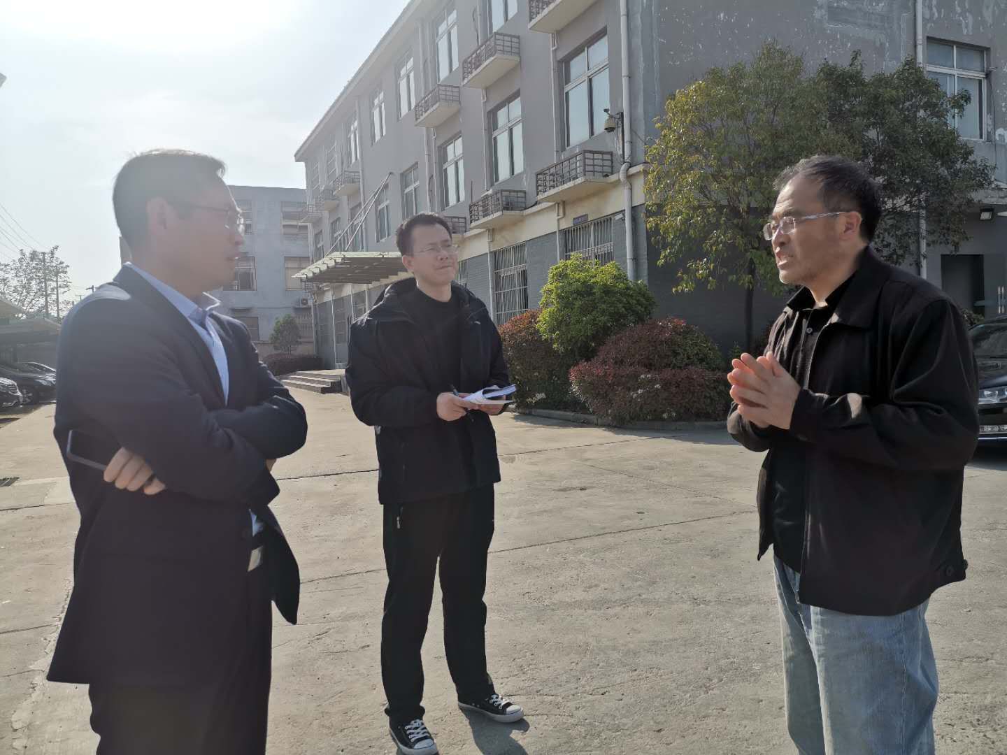 來安縣縣長來我公司調研復工復產